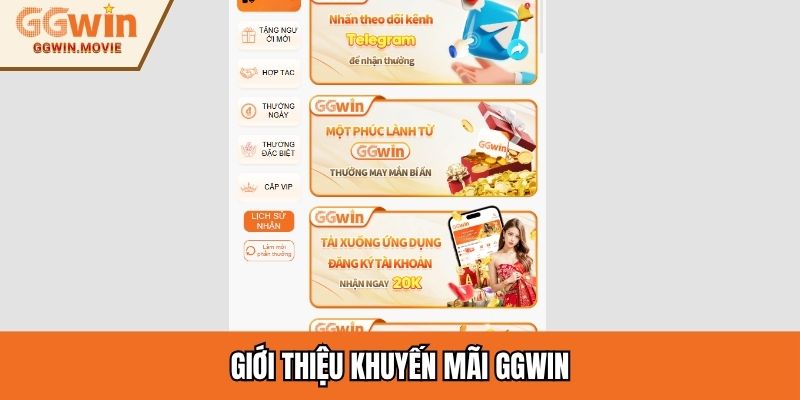 Giới thiệu khuyến mãi GGWIN