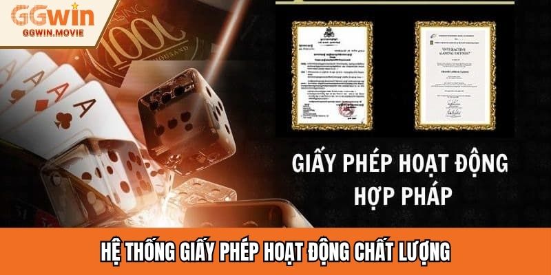 Hệ thống giấy phép hoạt động chất lượng