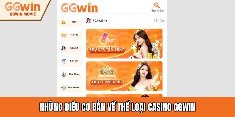 Những điều cơ bản về thể loại casino GGWIN